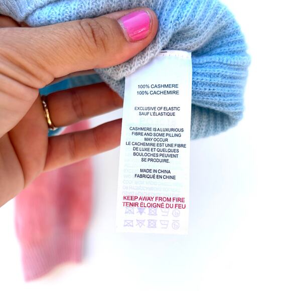 Crush Cashmere Scottie Painted Balloon Cloud Tie Dye Rainbow Sweater M Large - Picture 9 of 10